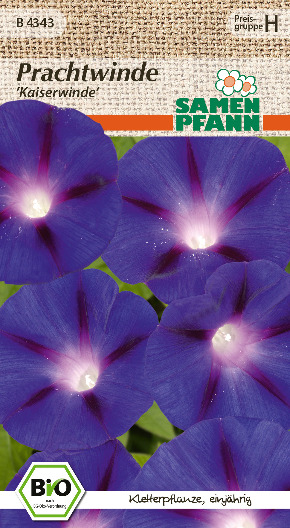Samen Pfann BIO Prachtwinde Kaiserwinde