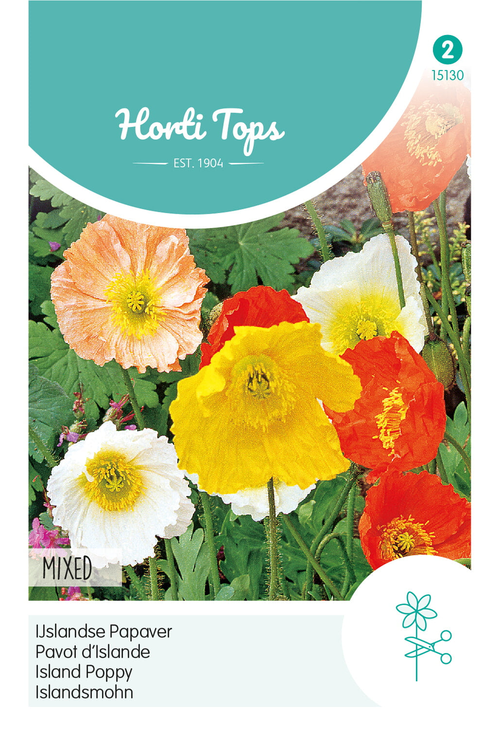 Horti Tops Islandmohn Nudicaule Excelsior Mischung