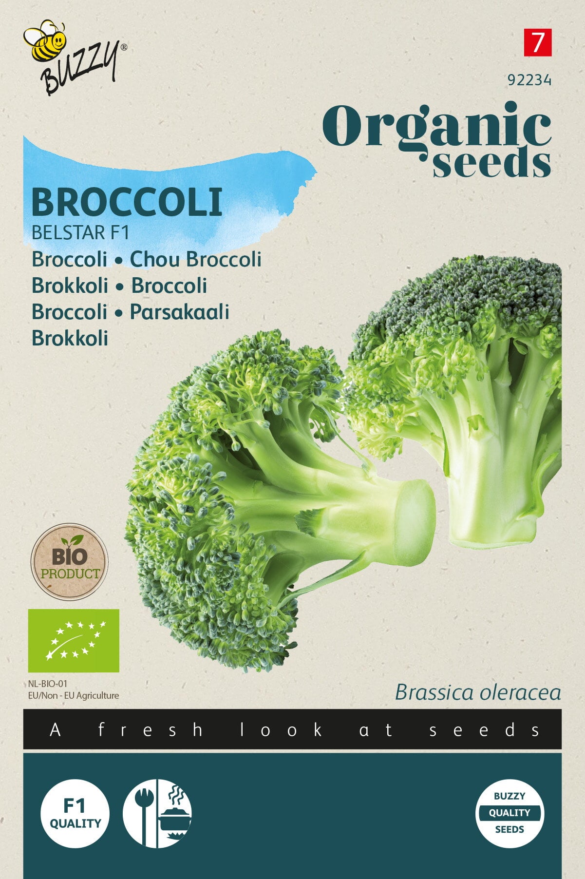 Buzzy Organic Seeds BIO Brokkoli Belstar