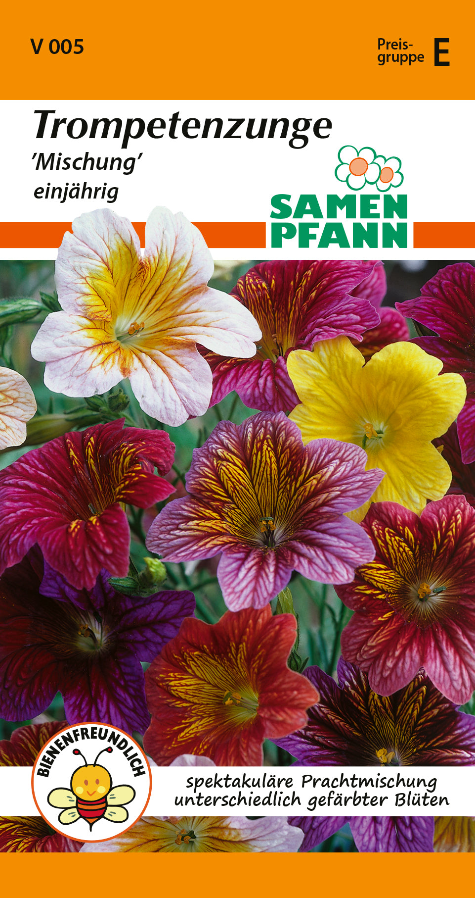 Samen Pfann Mischung Trompetenzunge