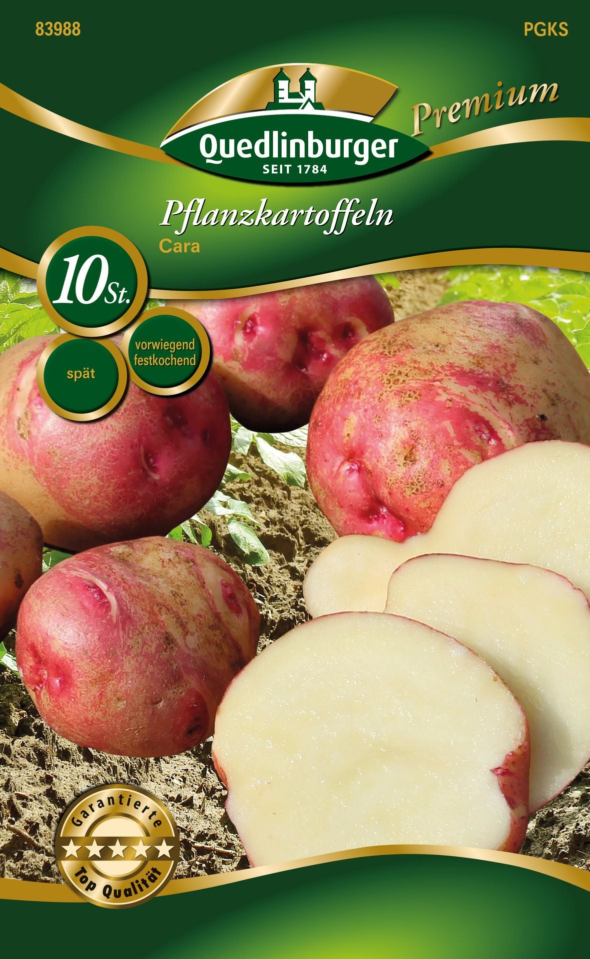 Quedlinburger Pflanzkartoffel Cara 10 Stück