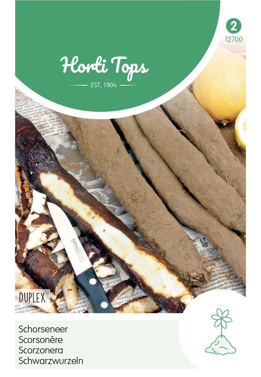 Horti Tops Schwarzwurzel Duplex, Einjähriger Riesen