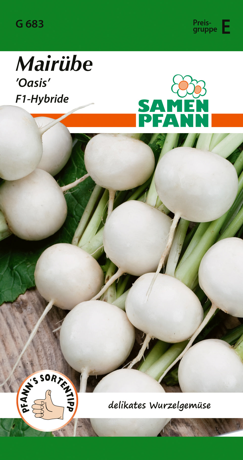 Samen Pfann Mairübe Oasis