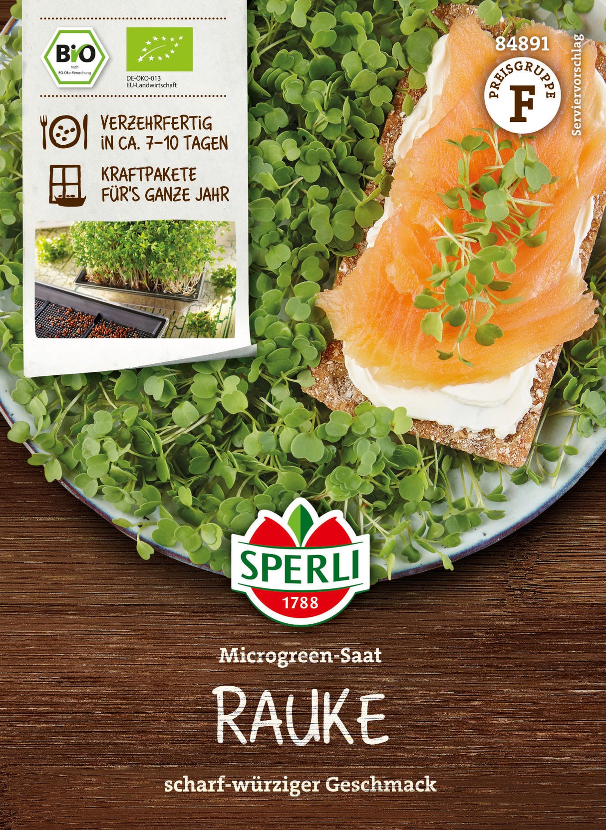 SPERLI BIO Microgreens Rauke