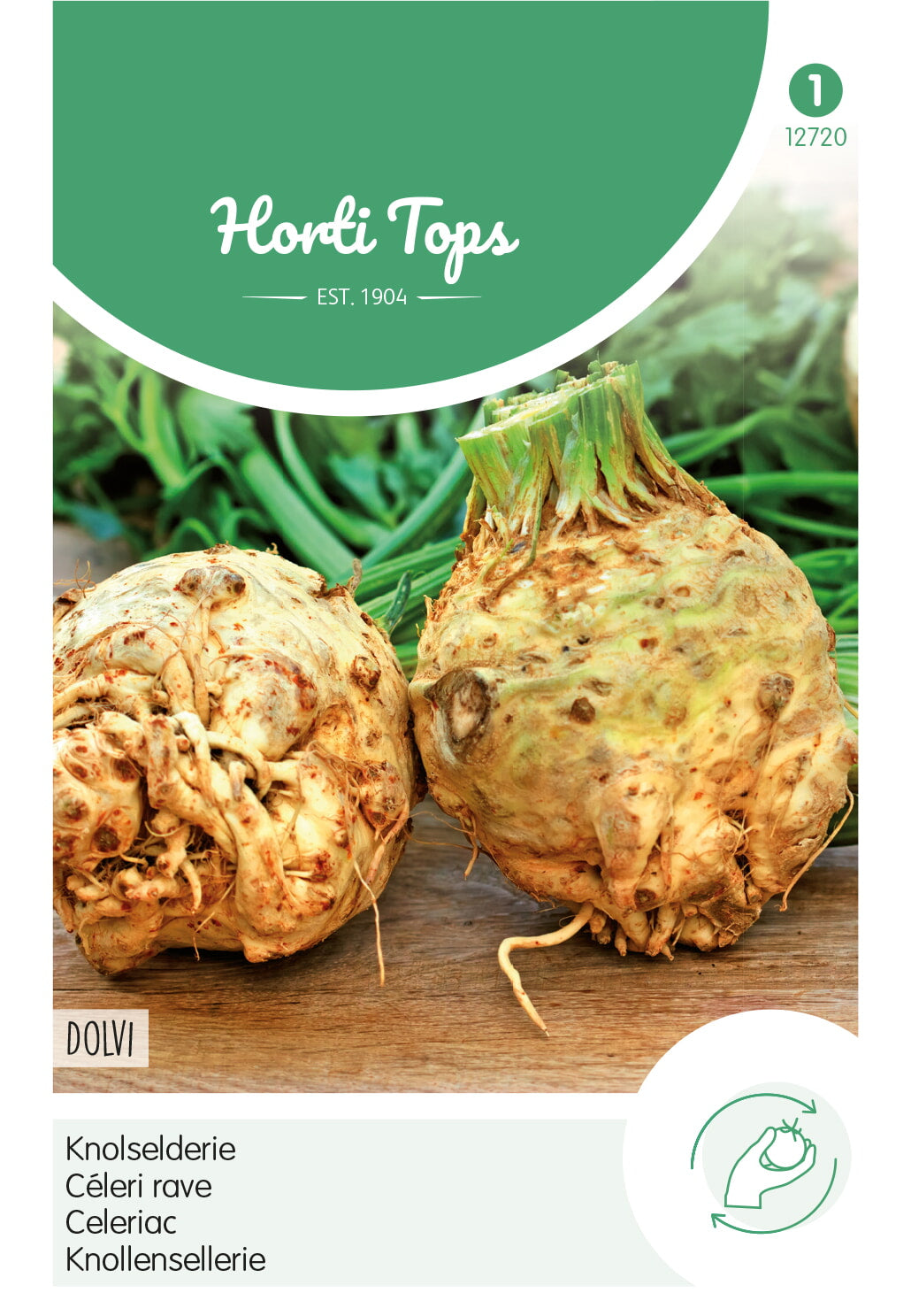 Horti Tops Knollensellerie Dolvi verbesserte Prager Reuzen