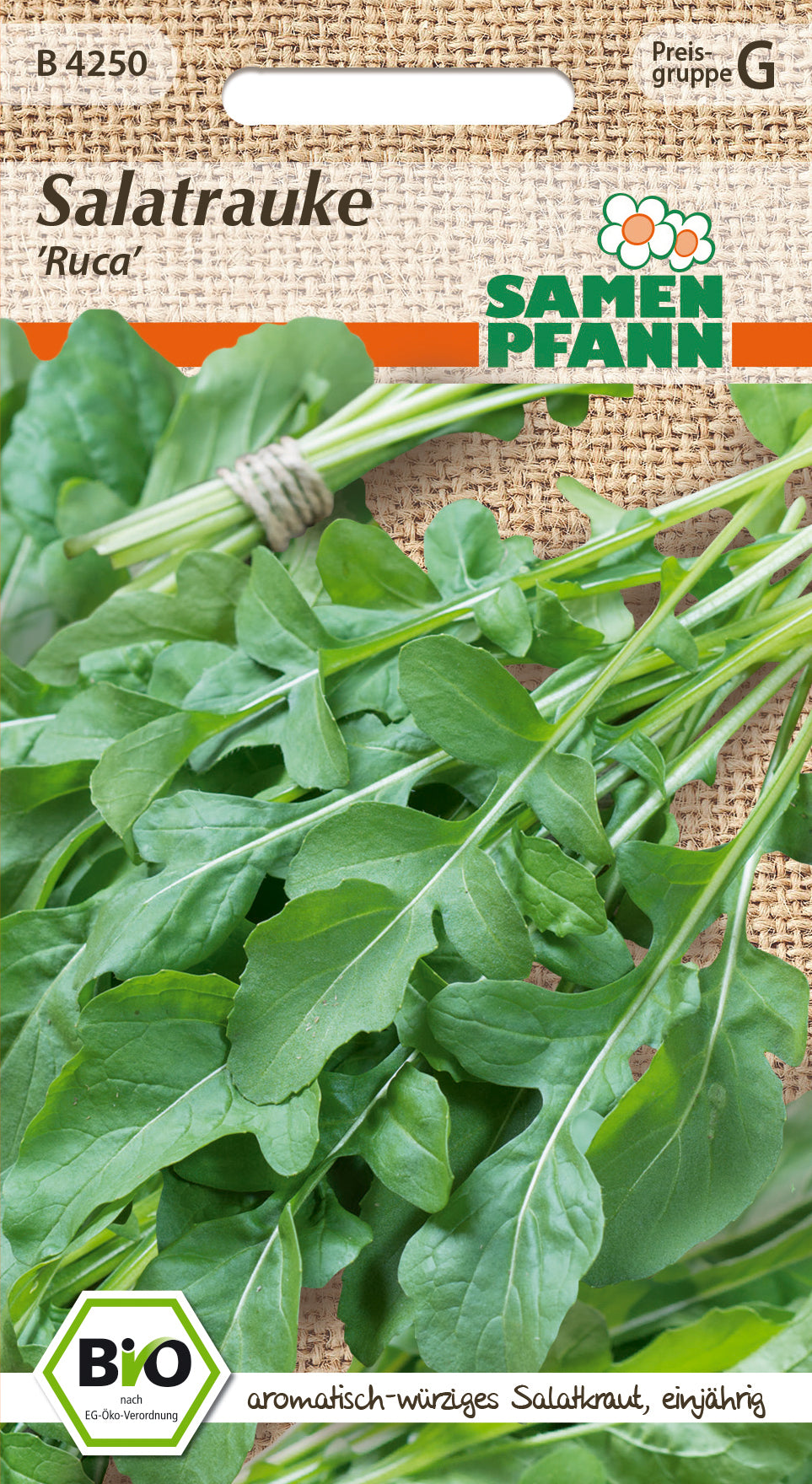 Samen Pfann BIO Salatrauke Ruca