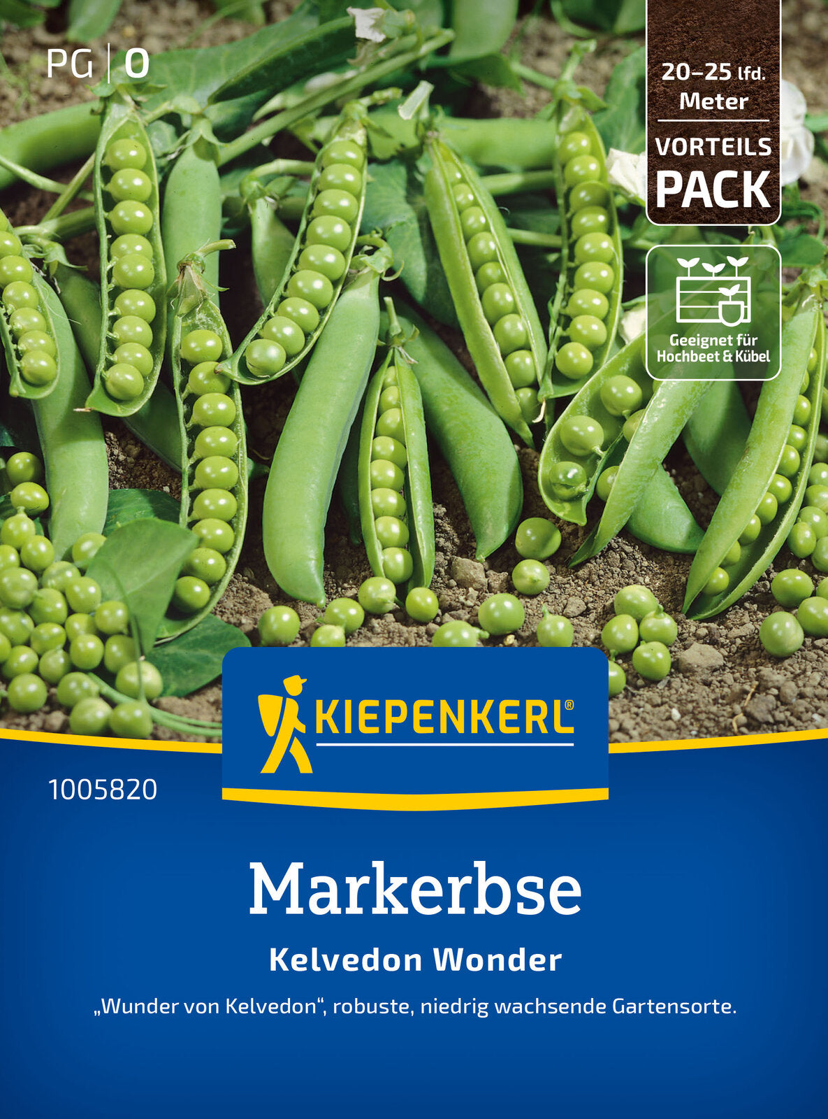 Kiepenkerl Markerbsen Kelvedon Wonder Vorteilspack