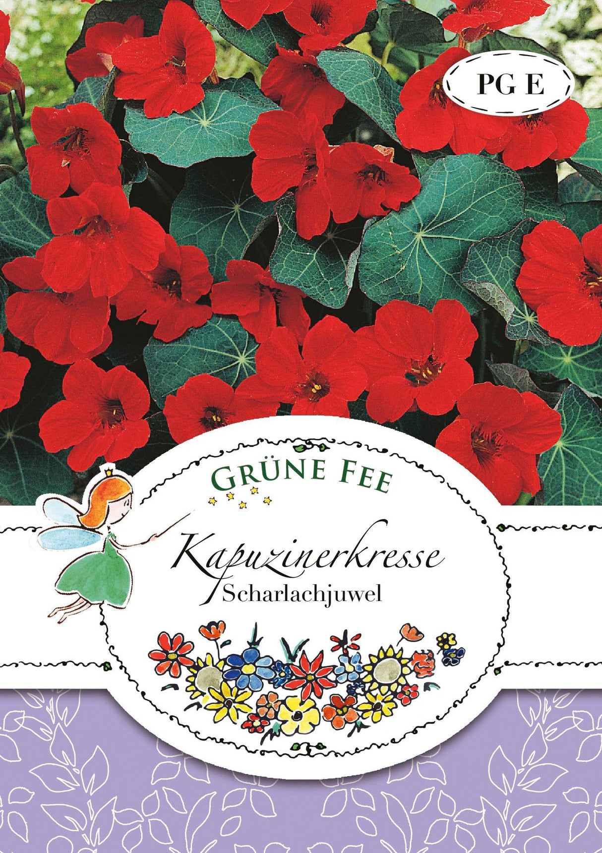 Grüne Fee Kapuzinerkresse Scharlachjuwel