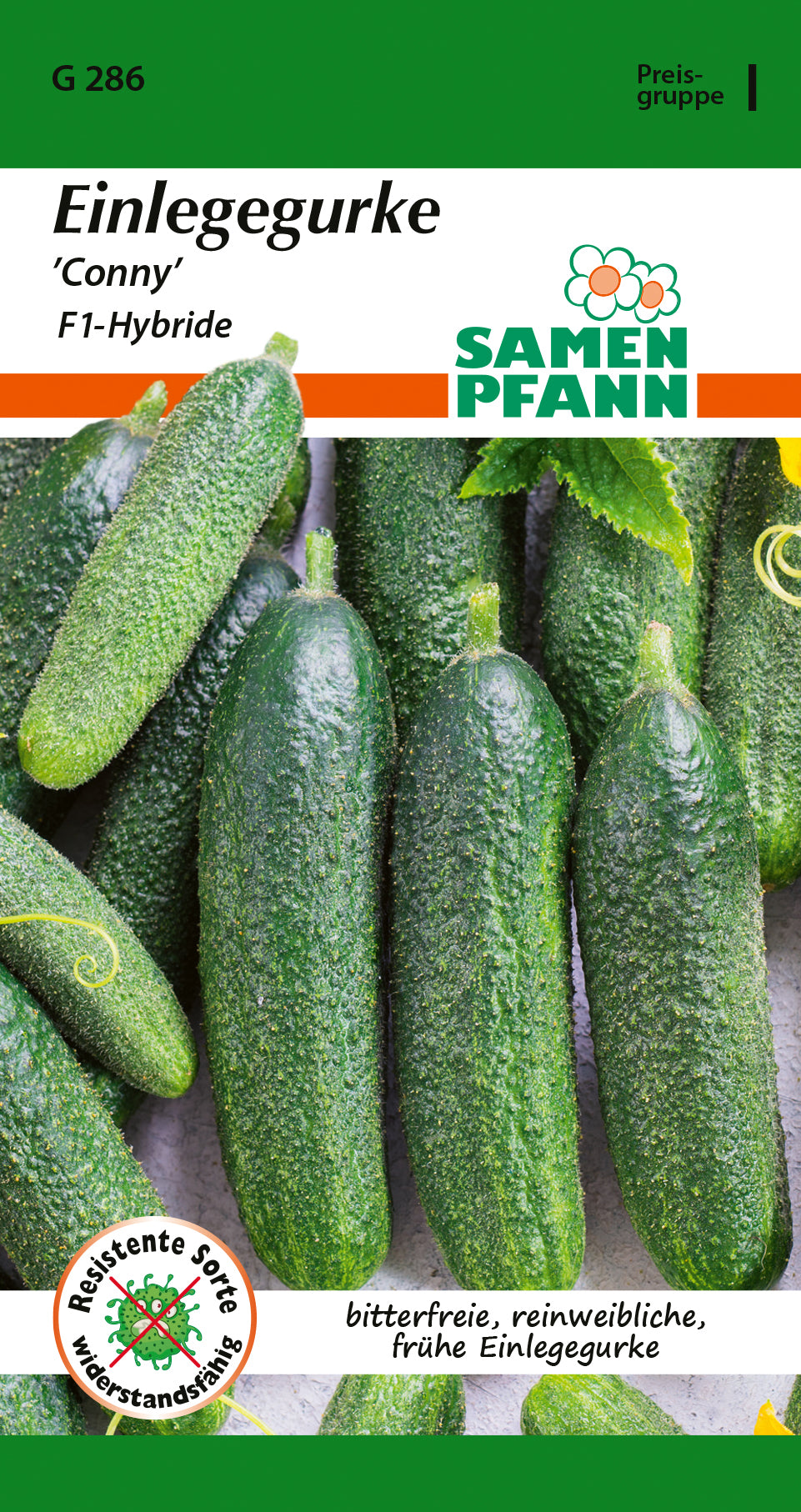 Samen Pfann Einlegegurke Conny