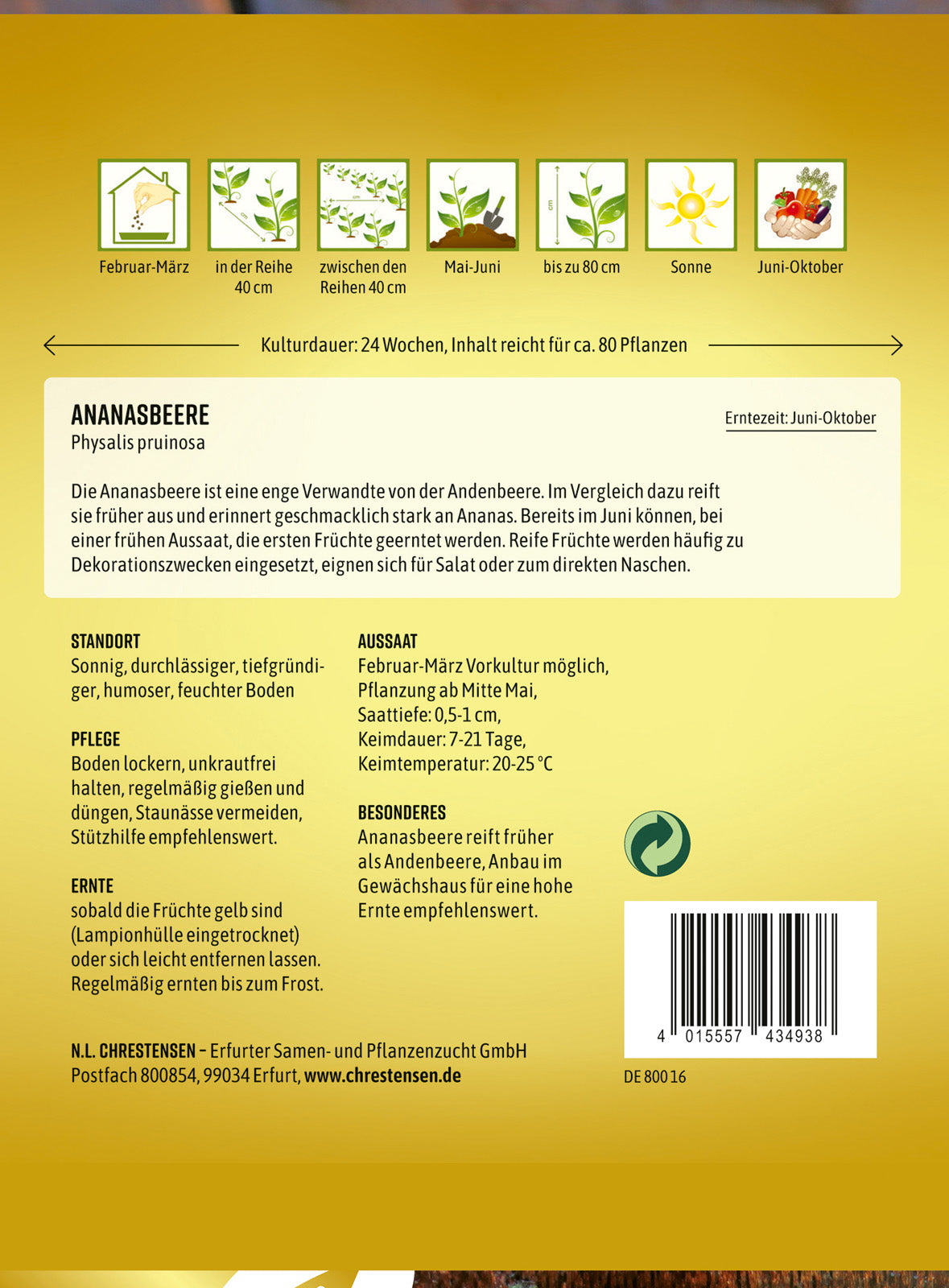 N.L. Chrestensen Ananasbeere Physalis