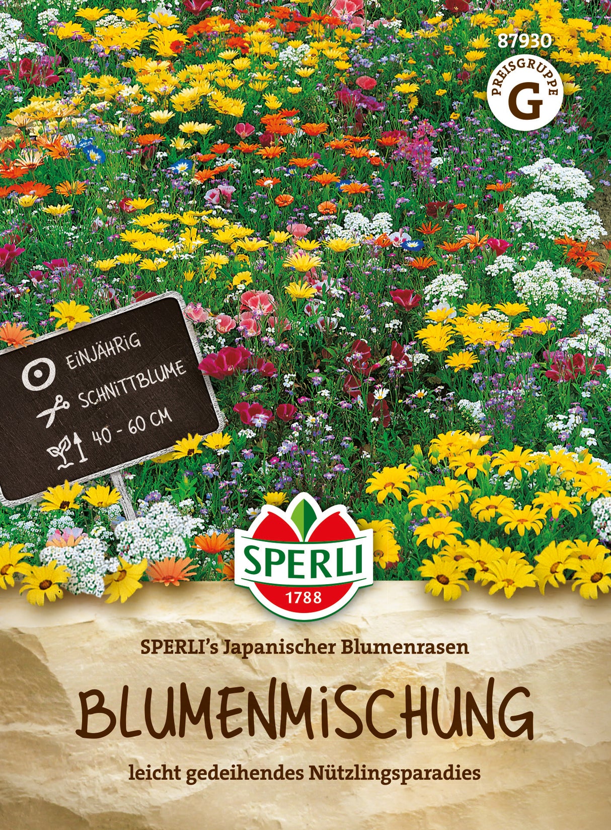 SPERLI Blumensamen-Mischungen SPERLI's Japanischer Blumenrasen