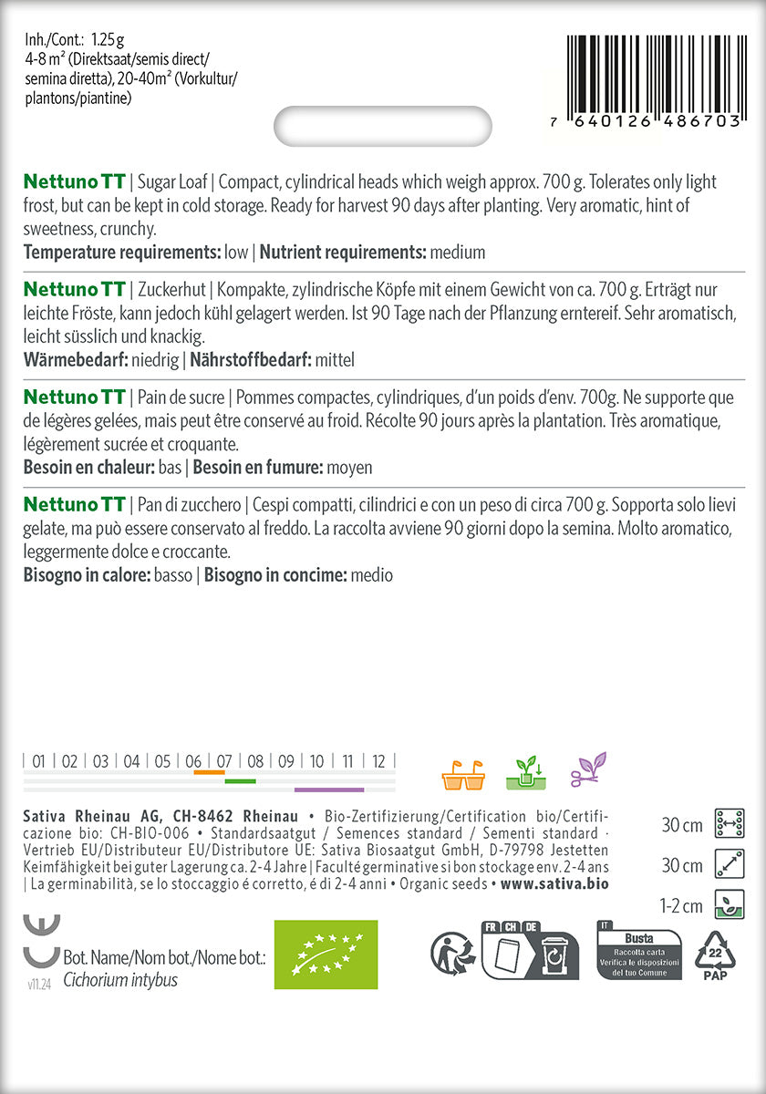 Sativa Zuckerhut Nettuno TT