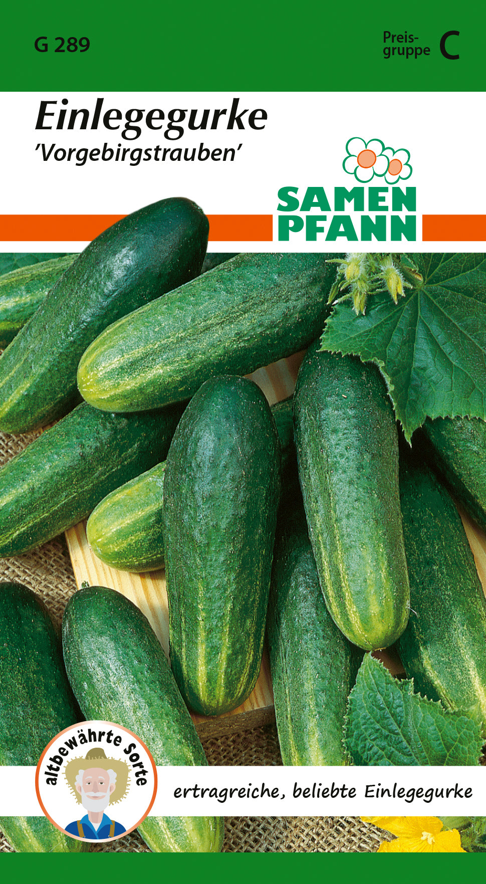 Samen Pfann Einlegegurke Vorgebirgstrauben