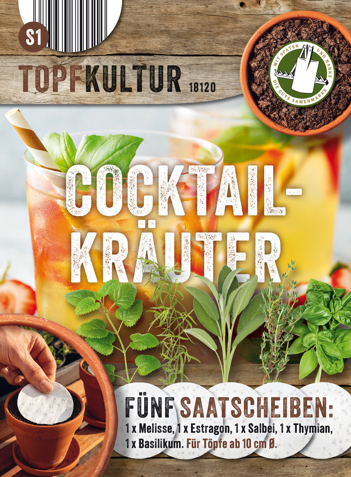 N.L. Chrestensen Cocktail Kräuter Saatscheibe