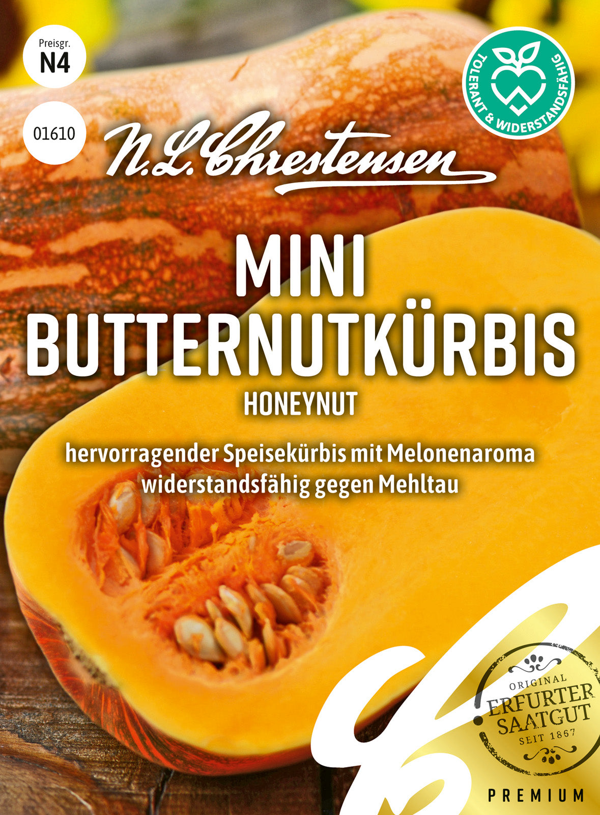 N.L. Chrestensen Mini Butternutkürbis Honeynut