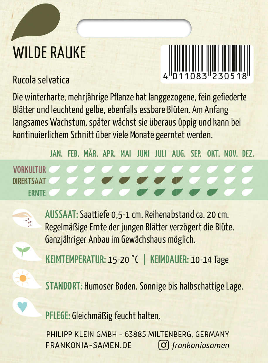 Frankonia Samen Rauke Wilde