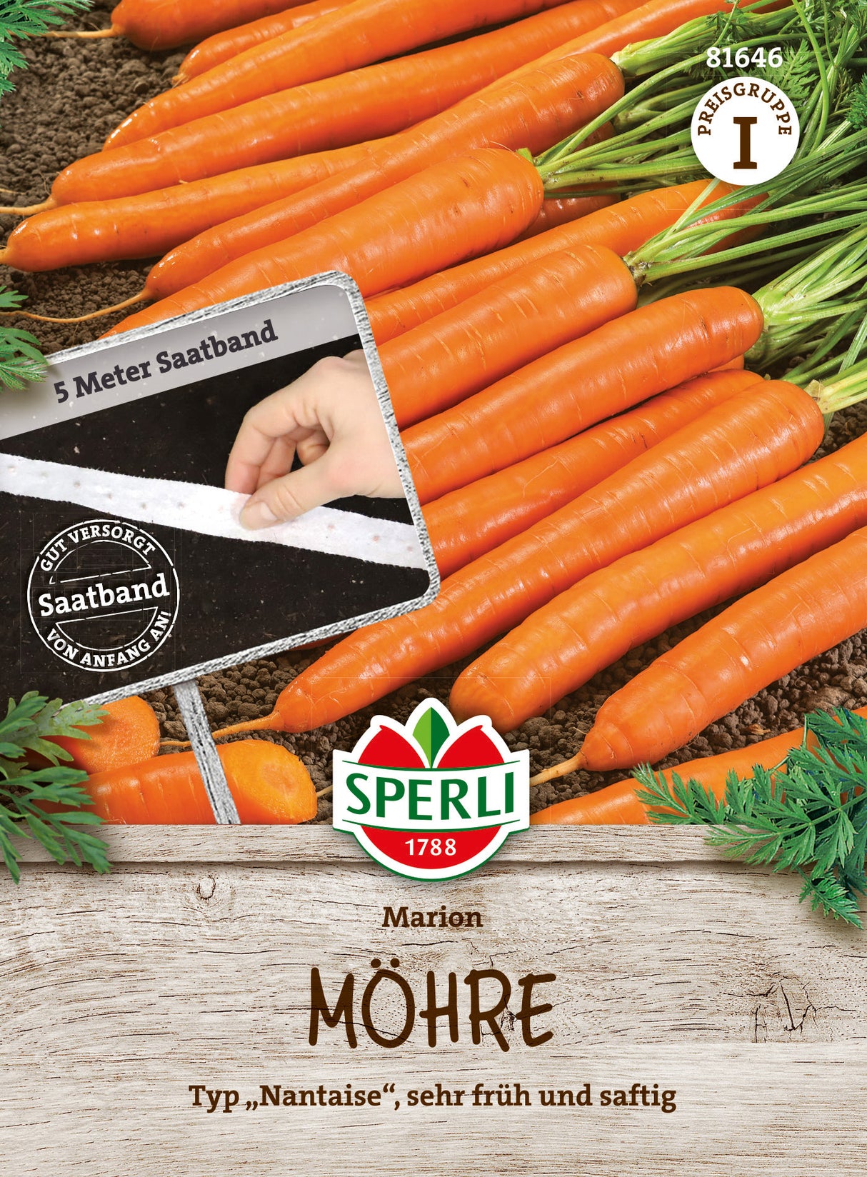 SPERLI Möhre Marion Saatband