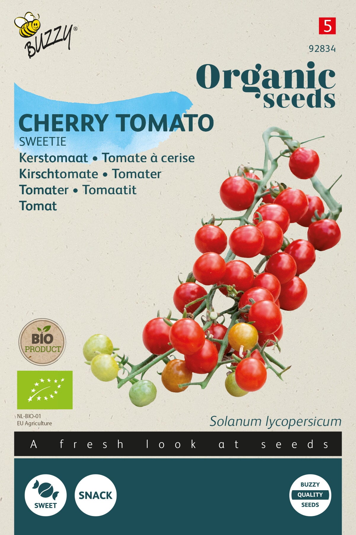 Buzzy Organic Seeds BIO Cherrytomaten Sweetie