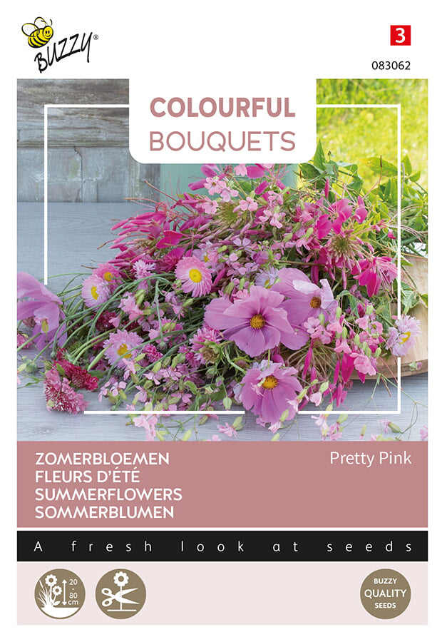 Buzzy Seeds Sommerblumen Pretty Pink