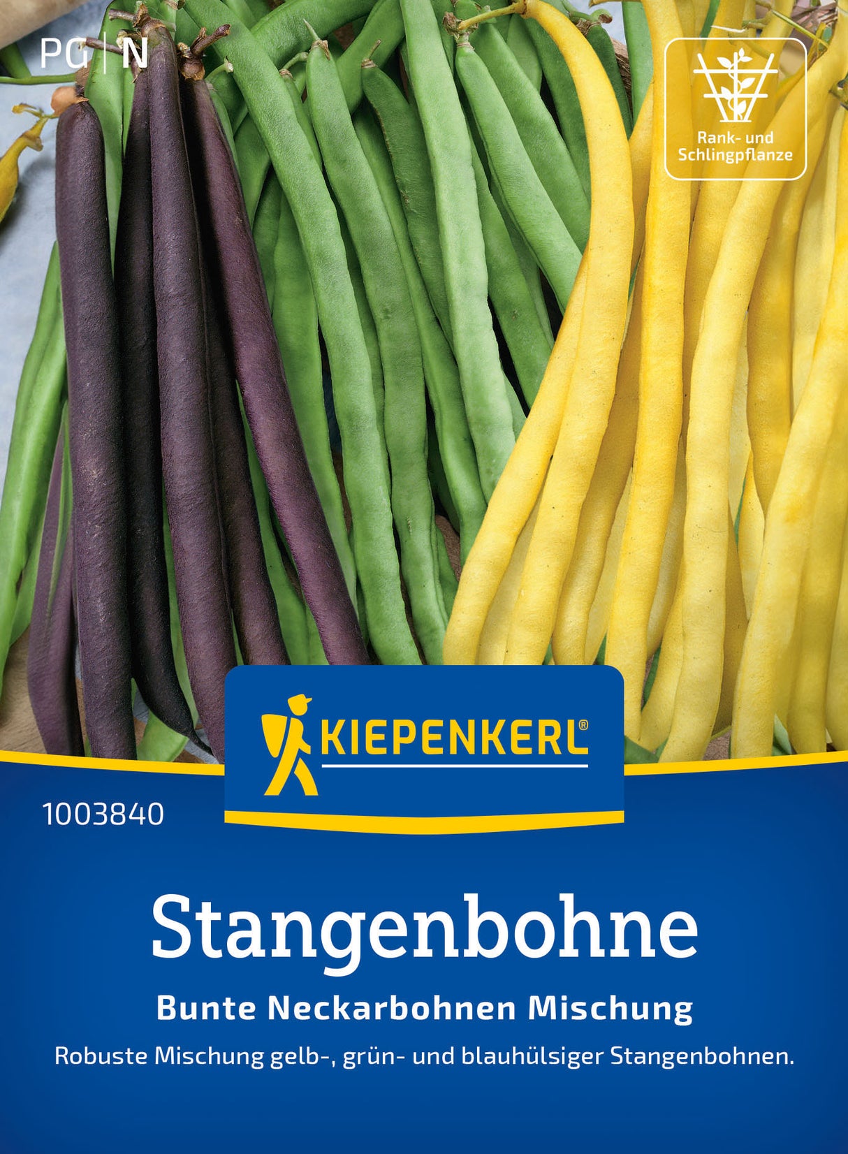 Kiepenkerl Stangenbohnen Bunte Neckarbohnen Mischung