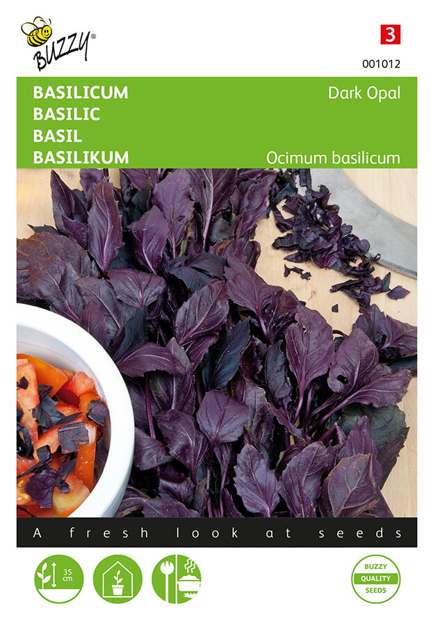 Buzzy Seeds Basilikum Dark Opal