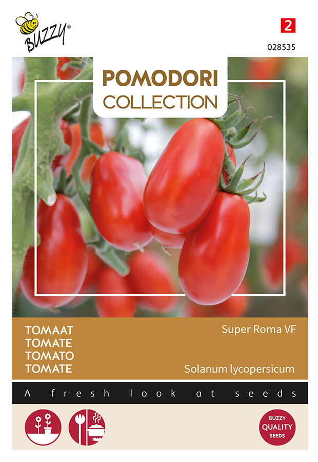 Buzzy Seeds Tomate Super Roma VF