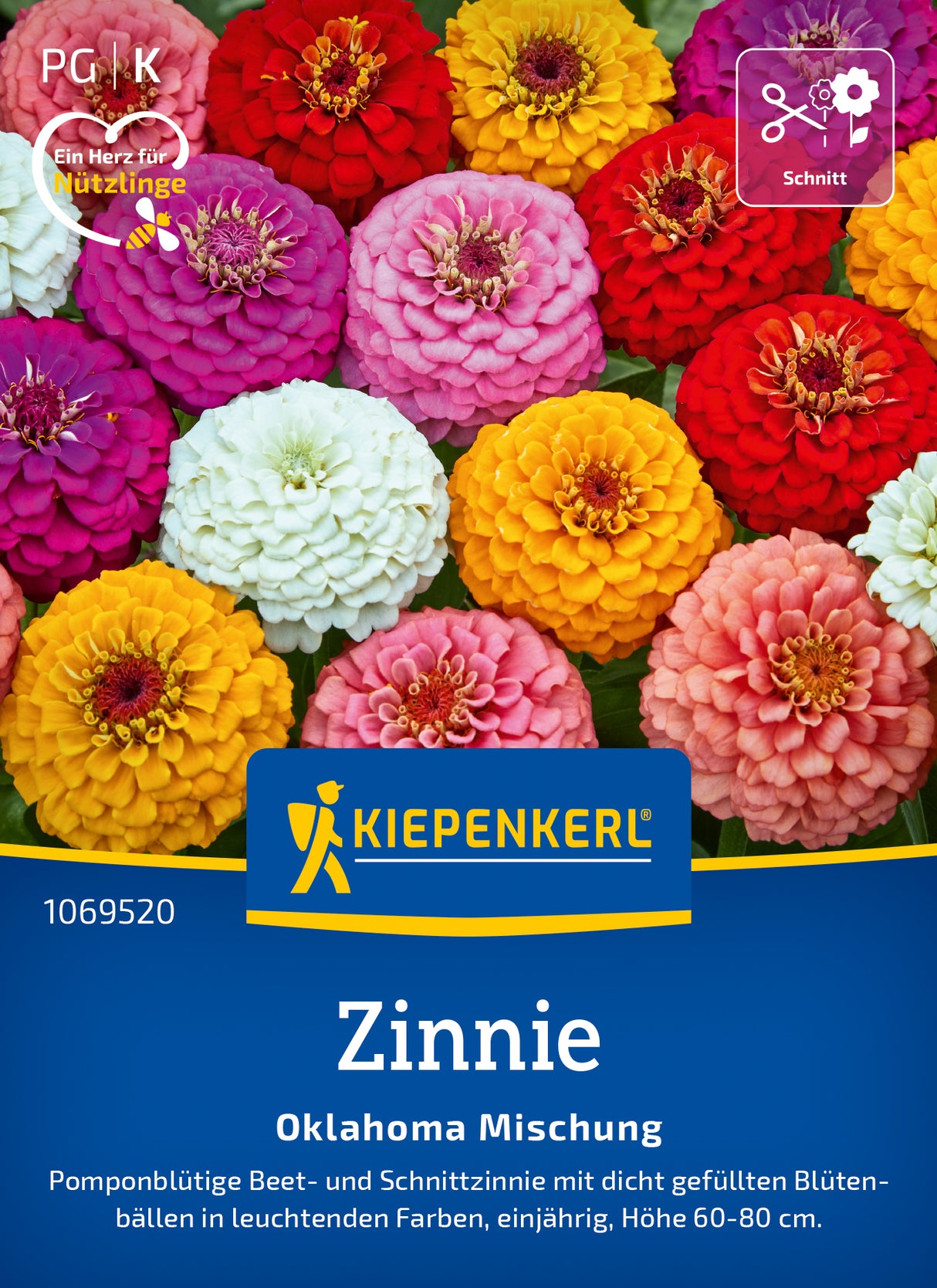 Kiepenkerl Zinnien Oklahoma Mischung