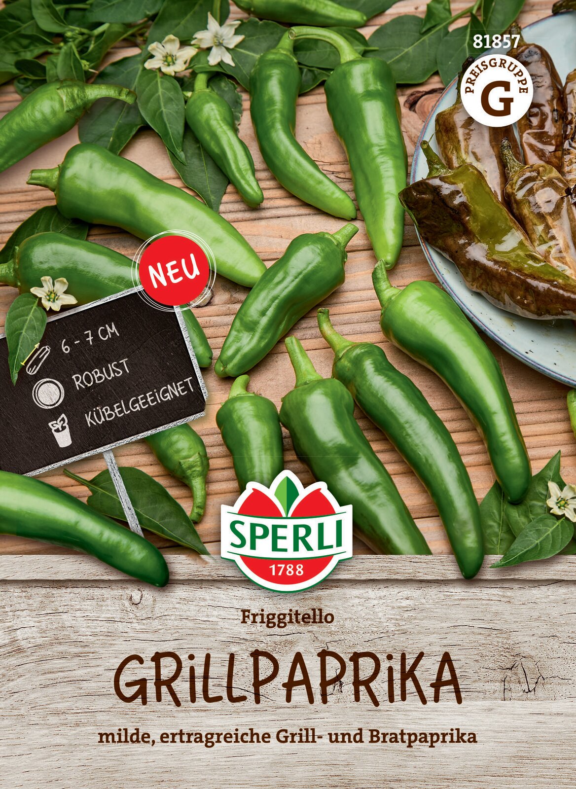 SPERLI Grillpaprika Friggitello