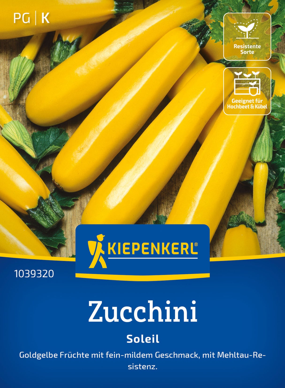 Kiepenkerl Zucchini Soleil