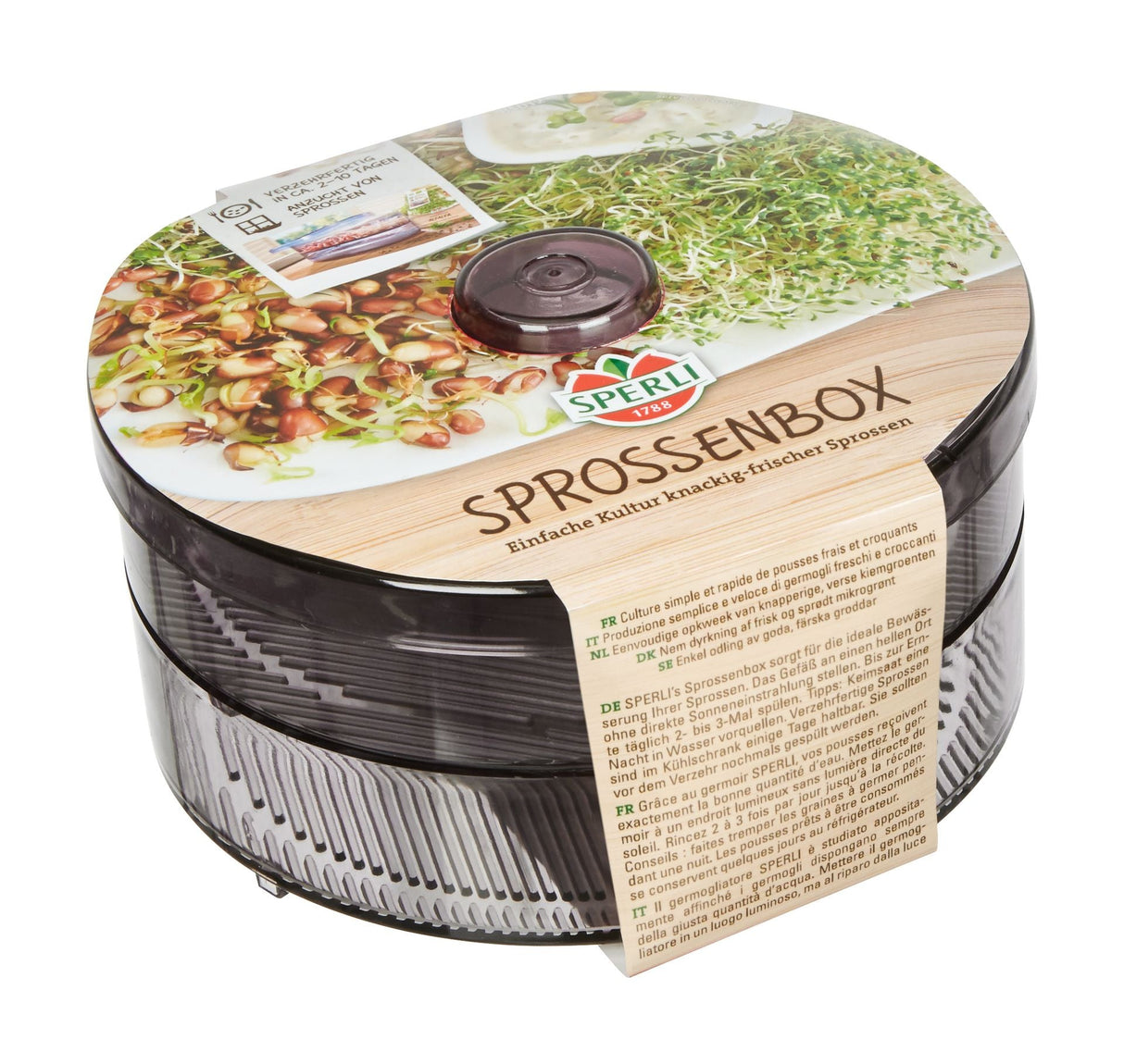 SPERLI BIO Keimsprossen & Microgreens Sprossenbox Anzuchtsets