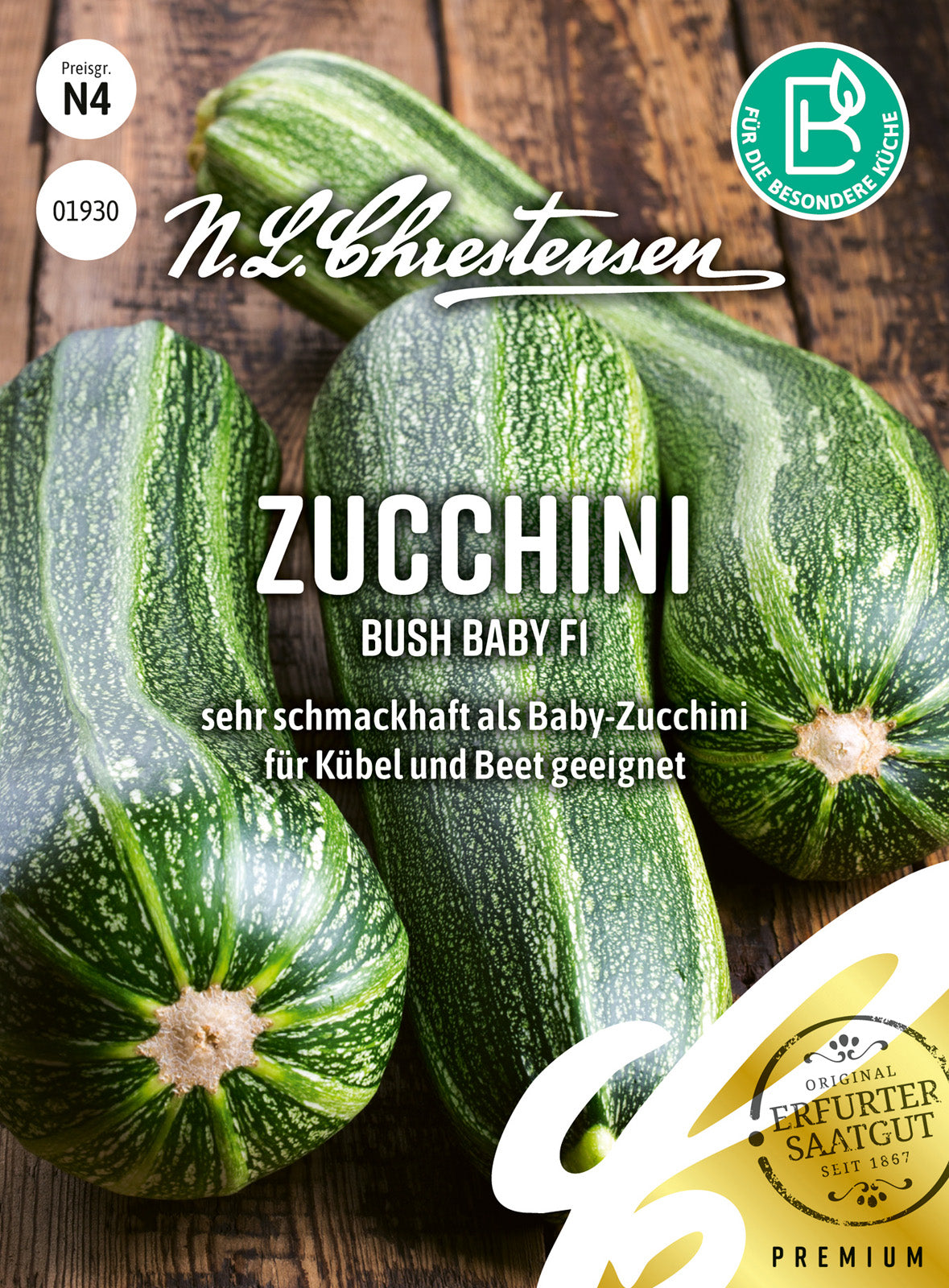 N.L. Chrestensen Zucchini Bush Baby F1