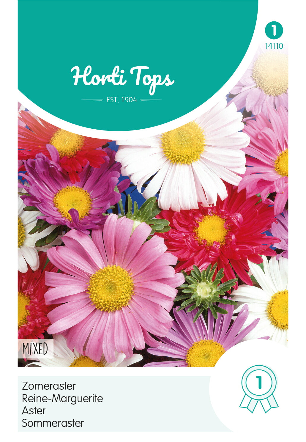 Horti Tops Sommeraster Super Chinensis Einfache Mischung