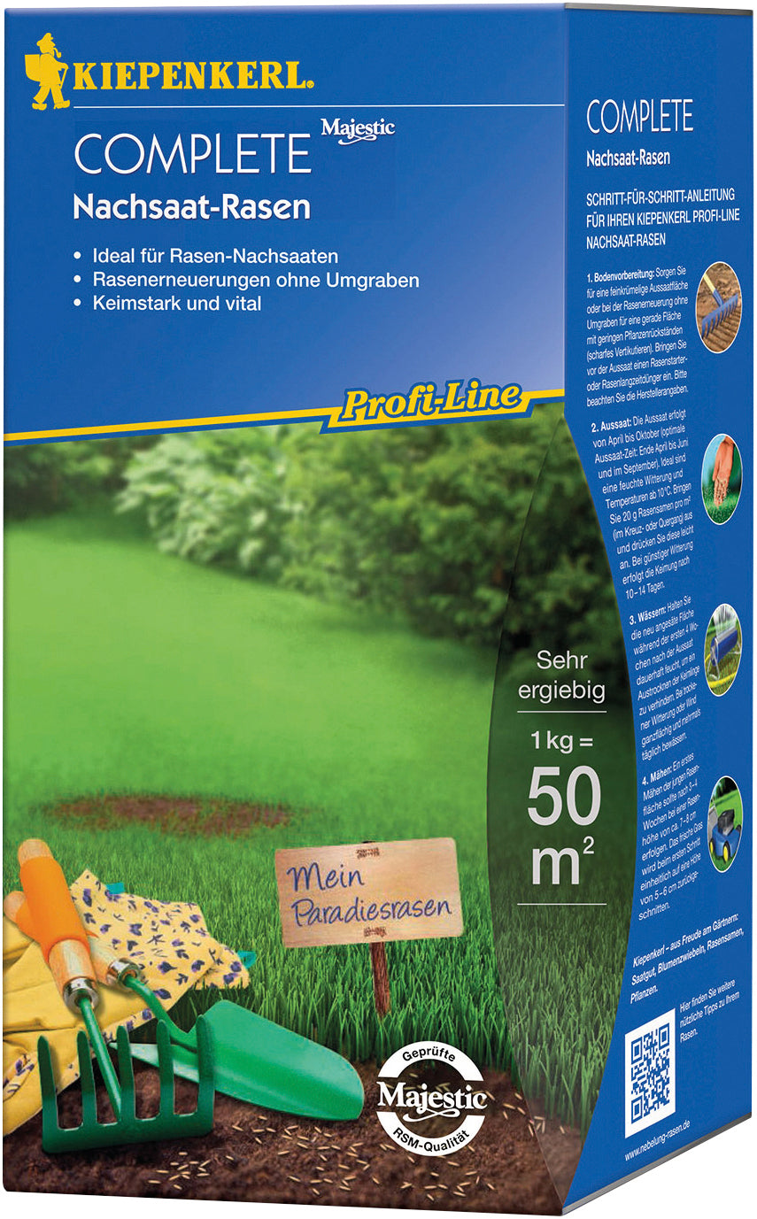 Kiepenkerl Nachsaatrasen Complete, 1 kg Profi-Line