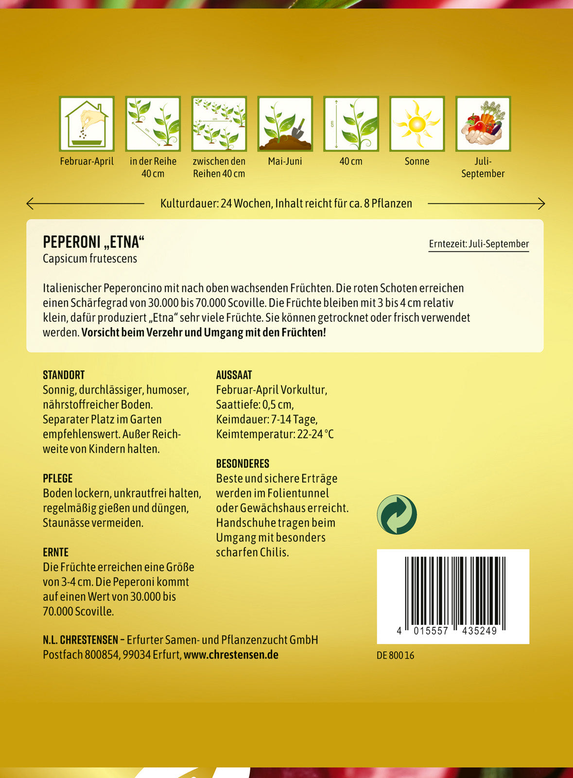 N.L. Chrestensen Peperoni Etna