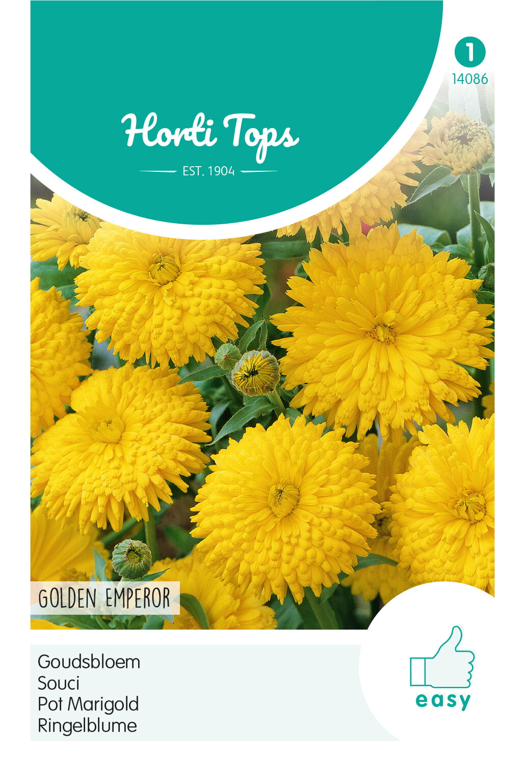 Horti Tops Ringelblume Golden Emperor, Goldgelb