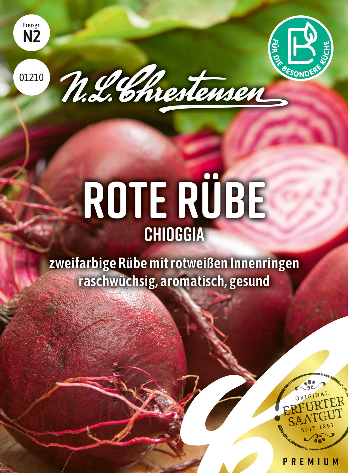 N.L. Chrestensen Rote Rübe Chioggia