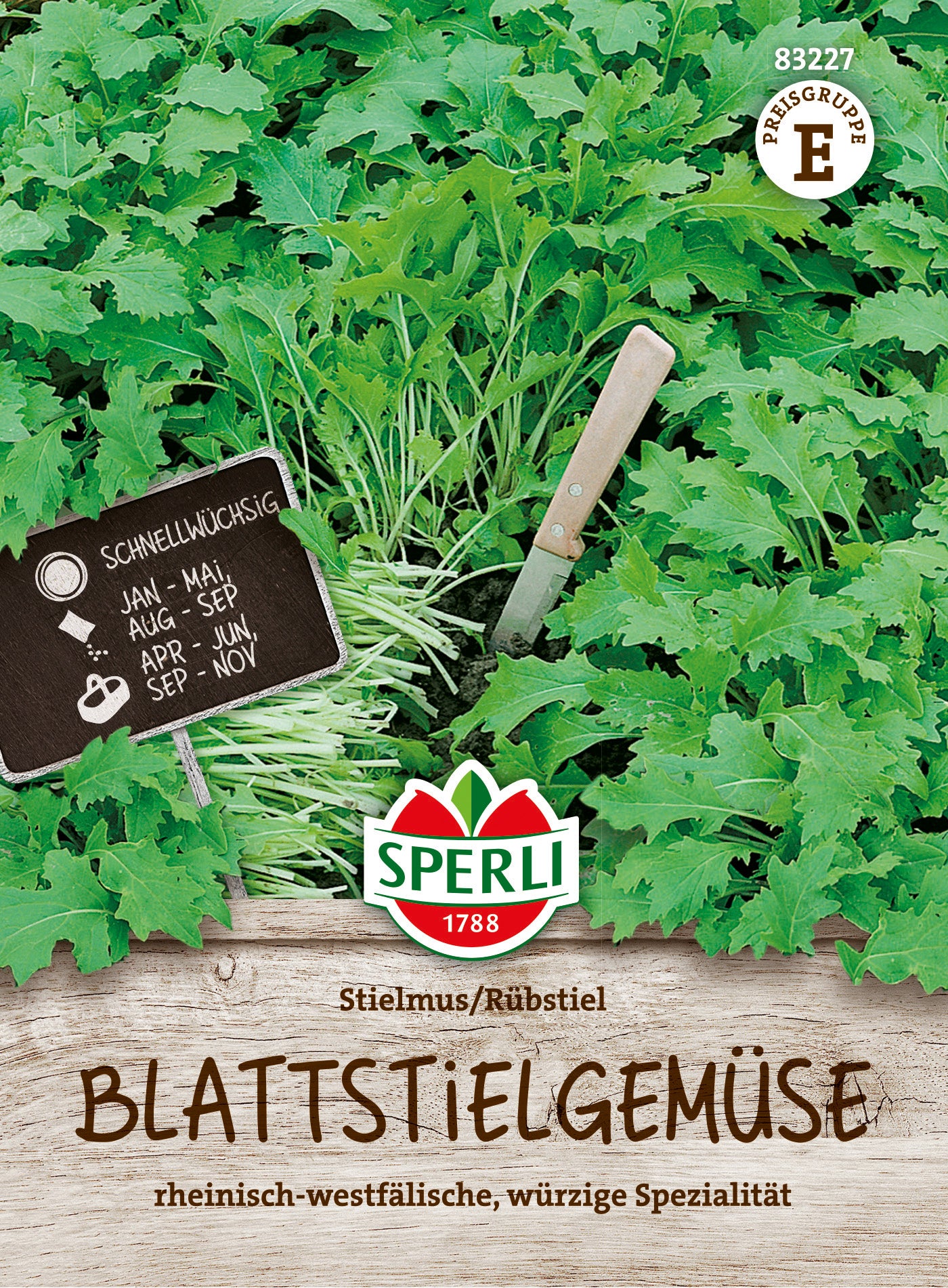 SPERLI Blattstielgemüse Stielmus / Rübstiel