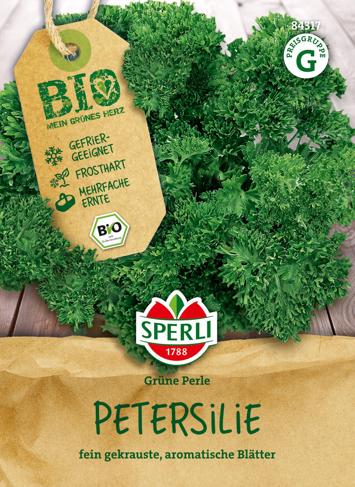 SPERLI BIO Petersilie Grüne Perle