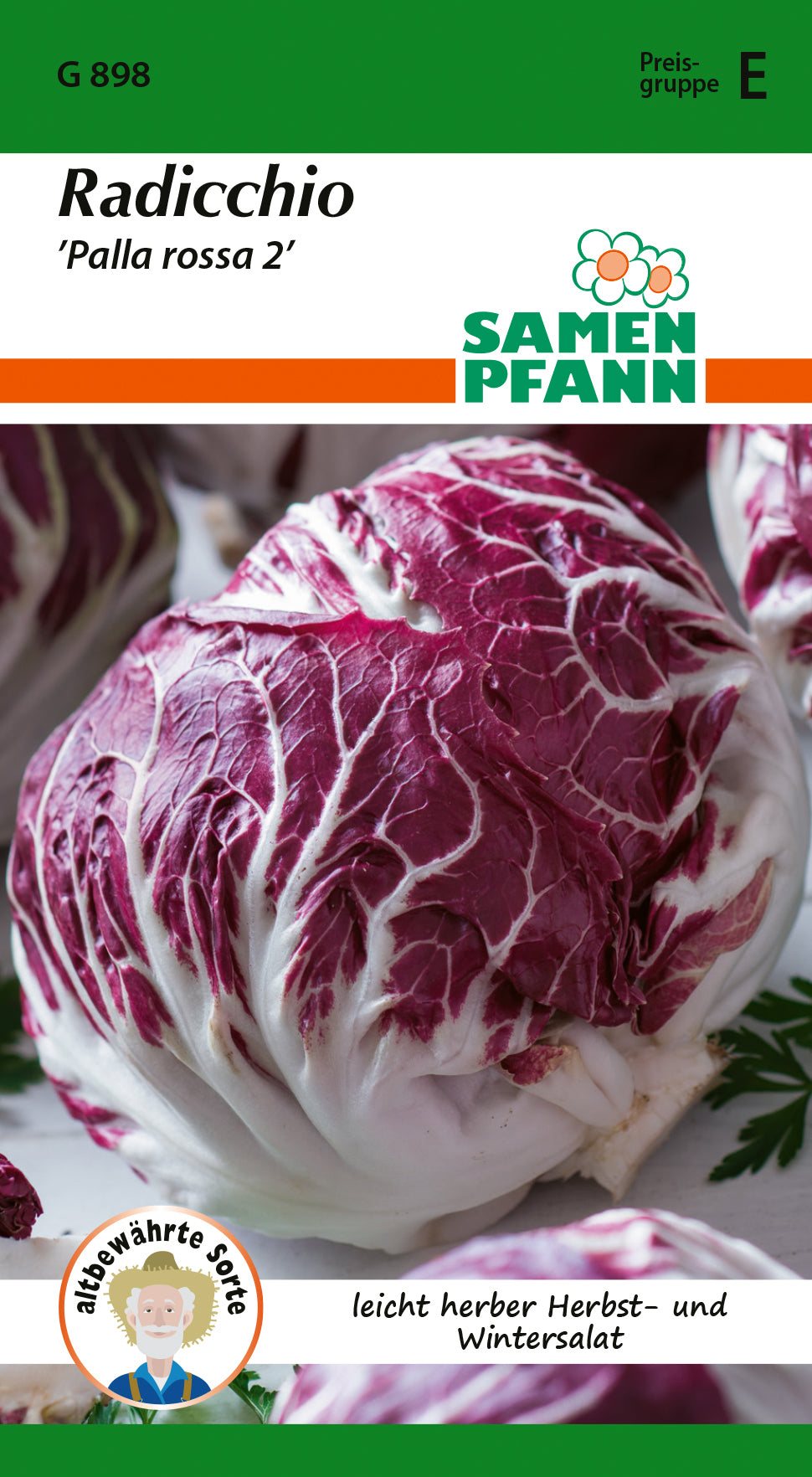 Samen Pfann Radicchio Palla Rossa 2