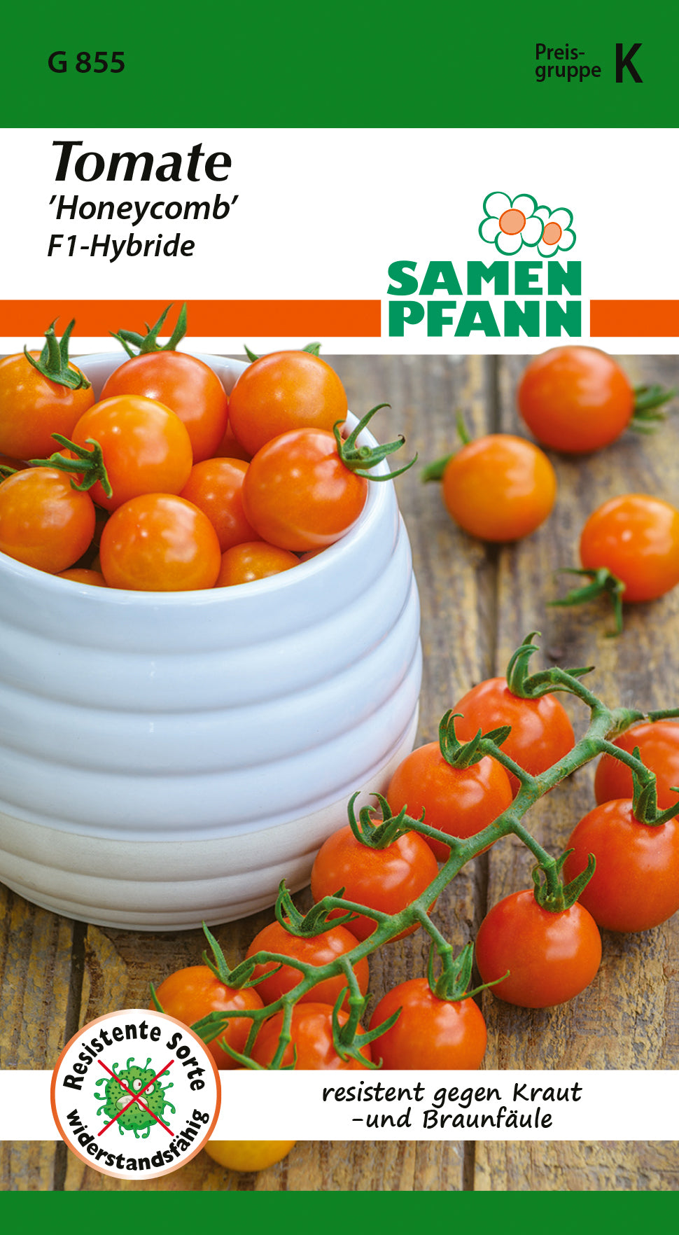 Samen Pfann Tomate Honeycomb