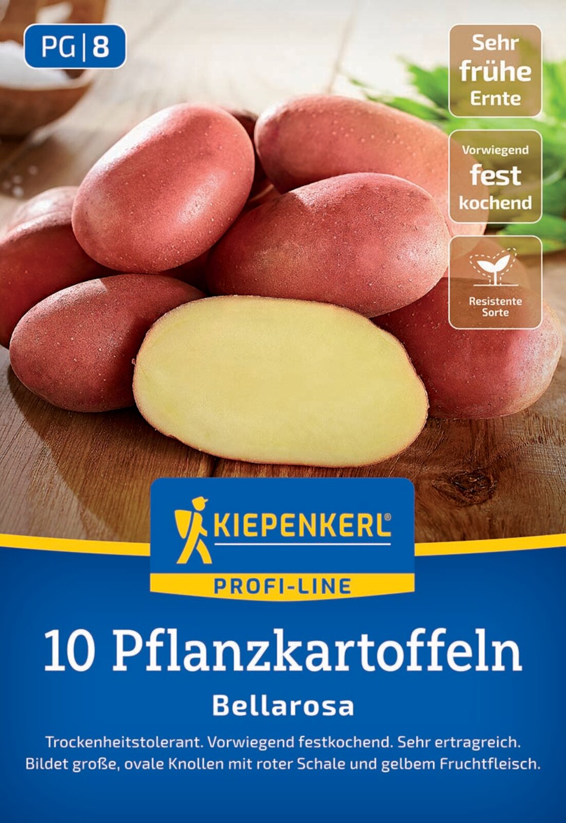 Kiepenkerl Pflanzkartoffel Bellarosa 10 Stück