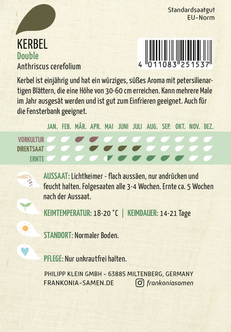 Frankonia Samen Kerbel Double