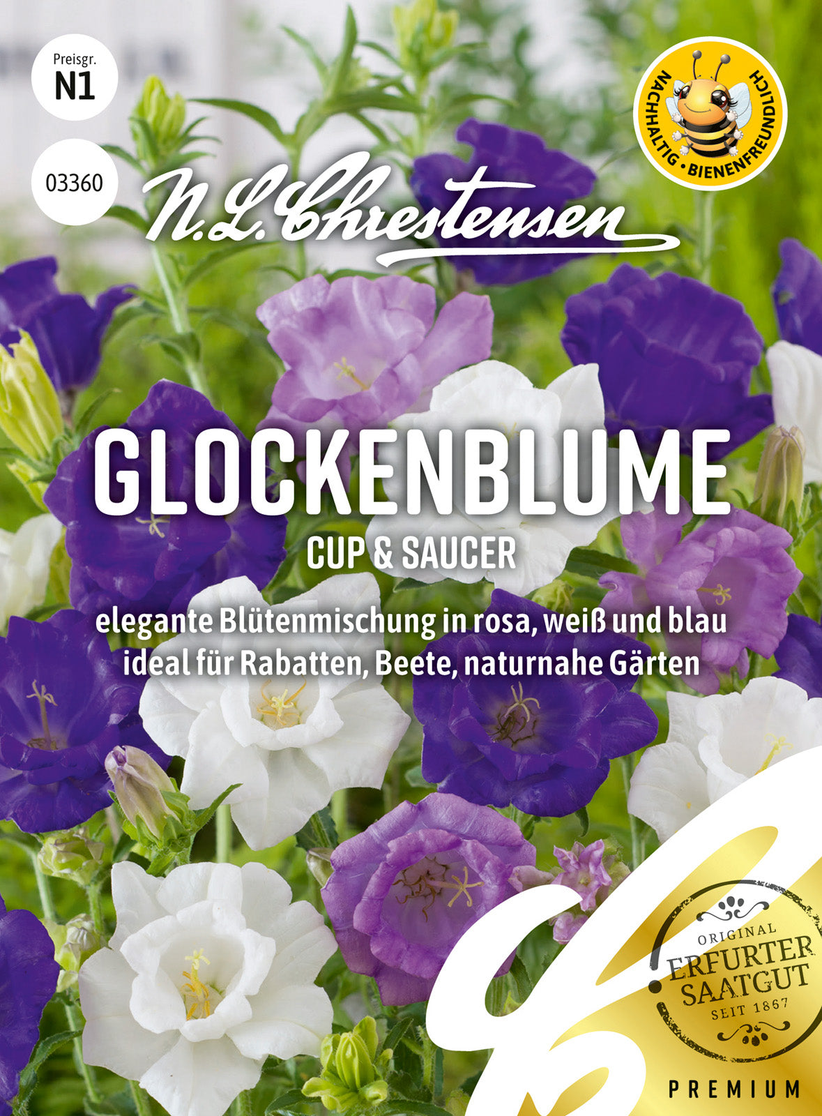 N.L. Chrestensen Glockenblume Cup & Saucer