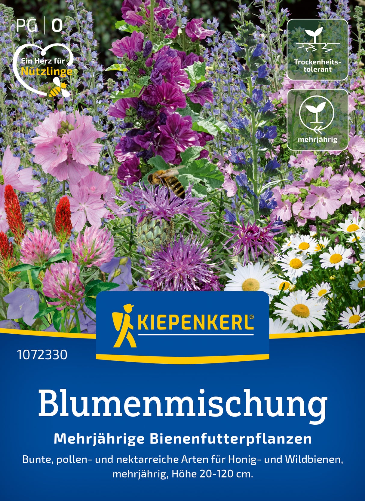 Kiepenkerl Blumensamen-Mischung Mehrjährige Bienenfutterpflanzen