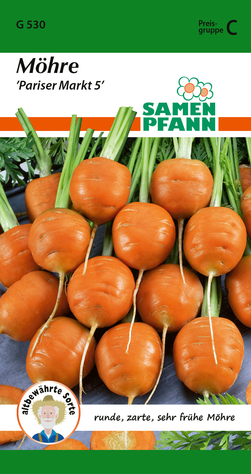 Samen Pfann Pariser Markt 5 Möhren