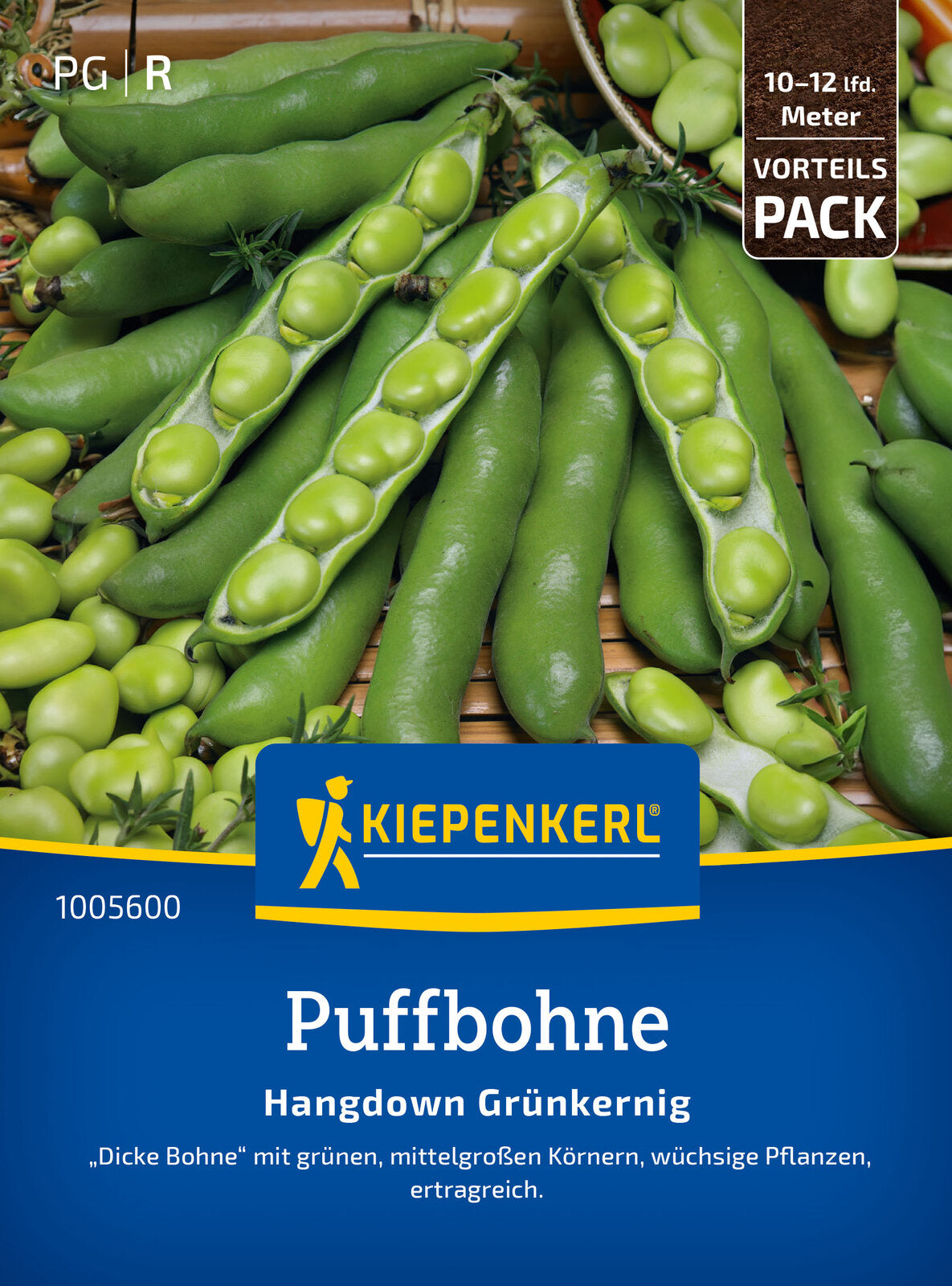 Kiepenkerl Puffbohnen Hangdown Grünkernig Vorteilspack