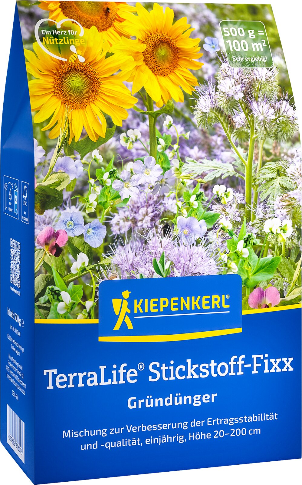 Kiepenkerl Gründünger TerraLife® Stickstoff-Fixx 500 g