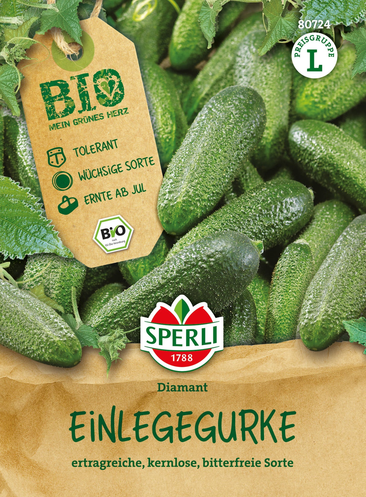 SPERLI BIO Einlegegurke Diamant