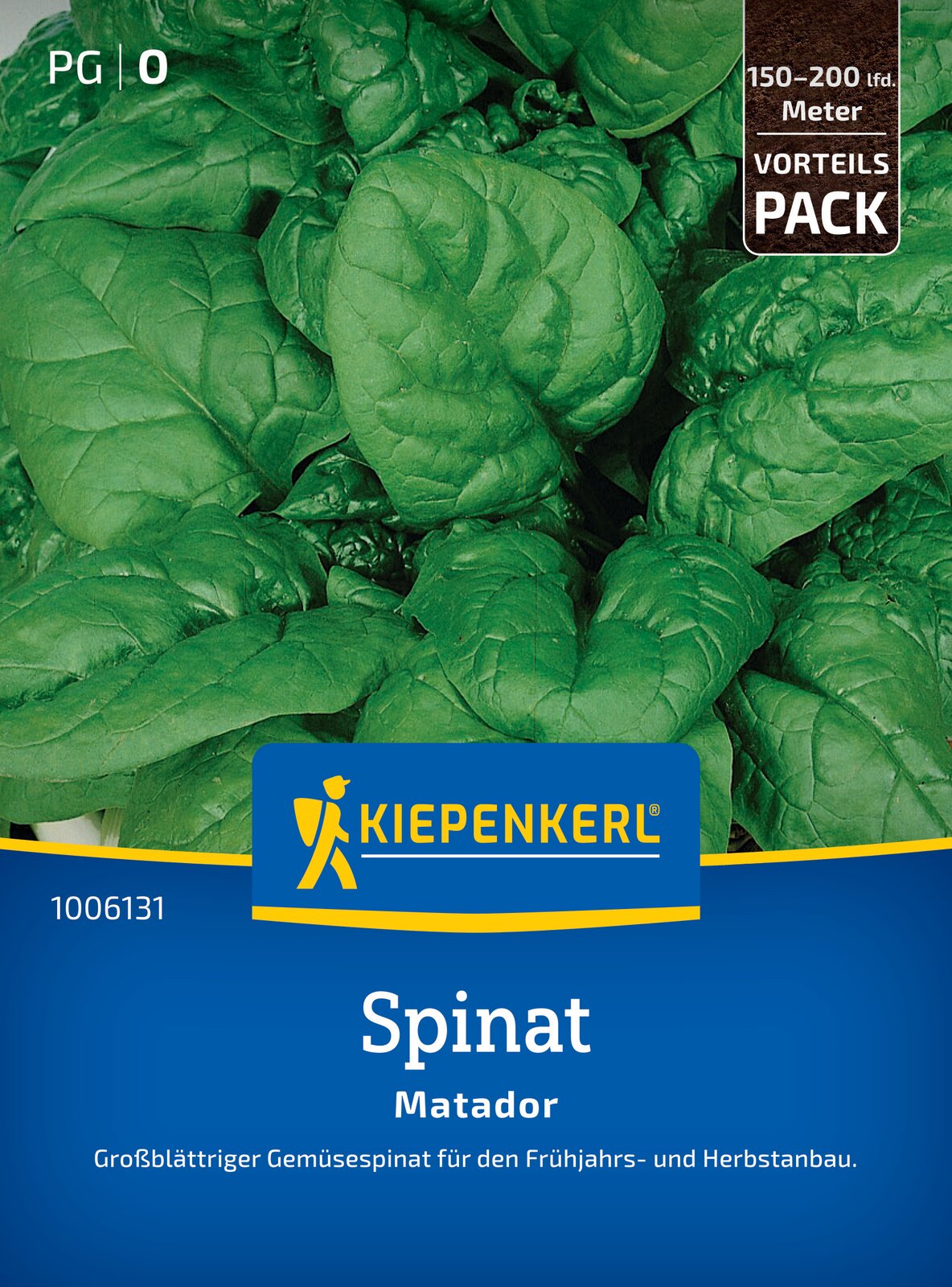 Kiepenkerl Spinat Matador Vorteilspack