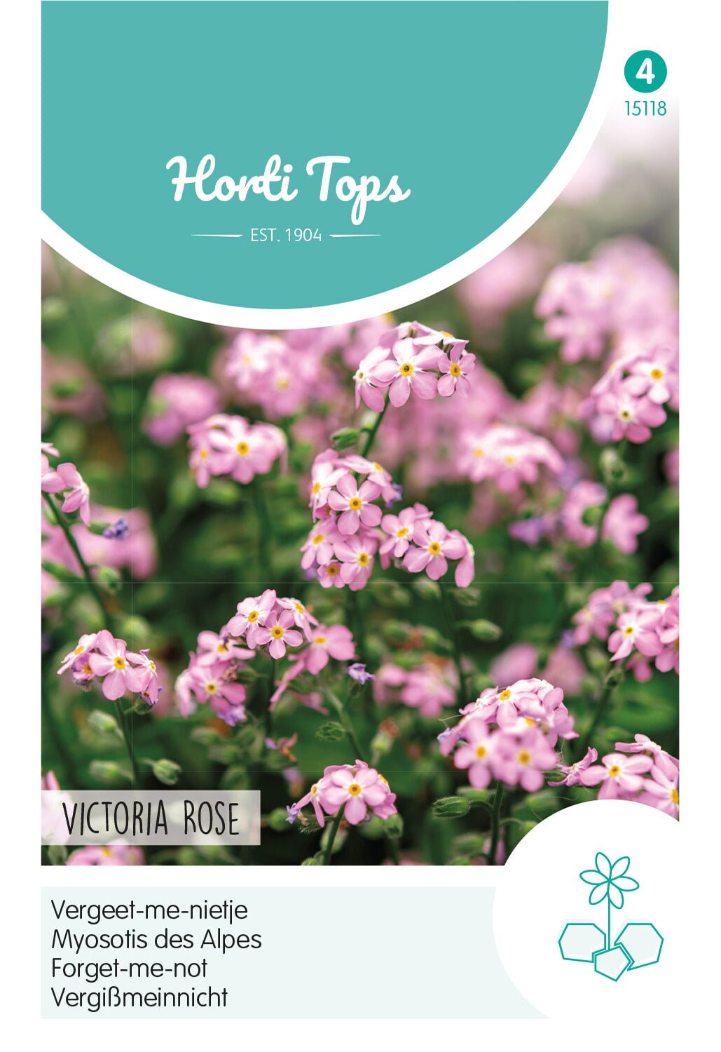 Horti Tops Alpen-Vergissmeinnicht Victoria Rosa